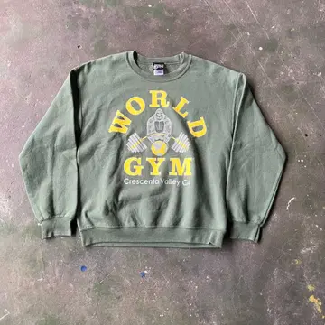 월드 짐 맨투맨 그린