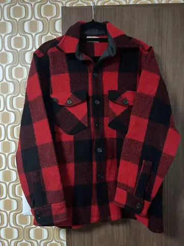 80s L.L.BEAN 울 버팔로 체크 셔츠