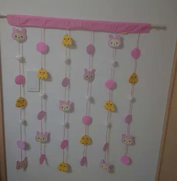 미사용 새상품 리락쿠마 가랜드 노렌 ()