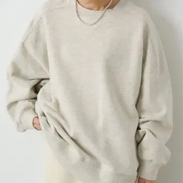 [ 착용 1회 ] 퓨어세신 속기모 튜닉 풀오버 오트밀