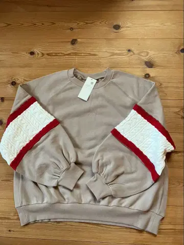 Lee 니트 슬리브 맨투맨 여성용