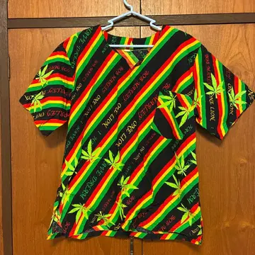 레게 셔츠 밥 마리 반팔 셔츠