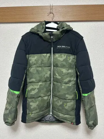 새상품급 NEW BALANCE 카모플라쥬 후드 부착 자켓 6
