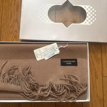 캐시미어 100% 베이지 머플러 선물로도