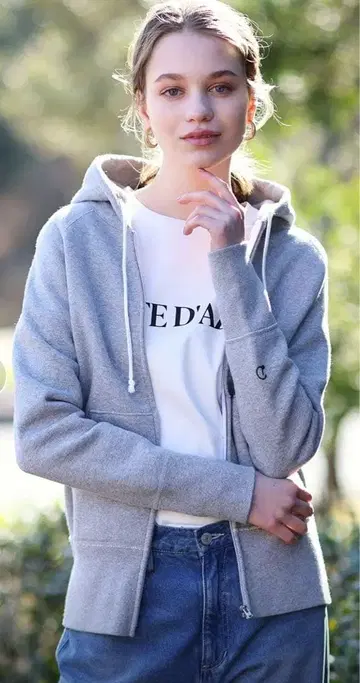 드레 스테리아 DRESSTEROR 그레이 후드티 사이즈 1