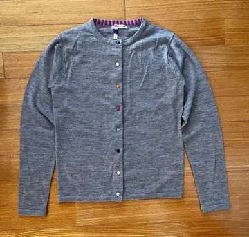 ROYAL BURLINGTON 로얄 버링턴 그레이 가디건 새상품급