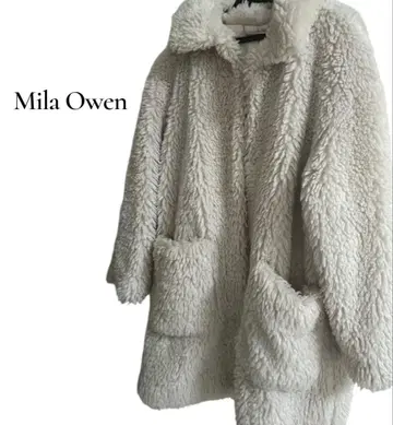 Mila Owen 퍼 롱 코트