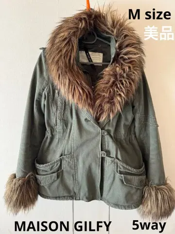 MAISON GILFY 메종 길피 M 밀리터리 자켓 모즈 코트