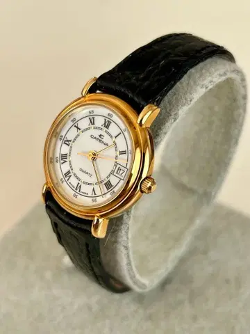 CATENA 카테나 스위스 여성용 데이트 쿼츠 손목시계 작동품