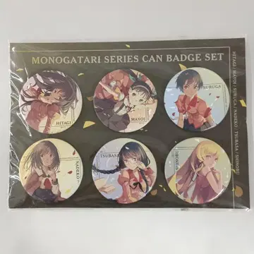 캔뱃지 6개 세트 [ <이야기> 시리즈 ] 캐릭터 화이트 굿즈