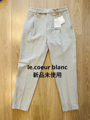 [ le.coeur blanc ] 테이퍼드 팬츠