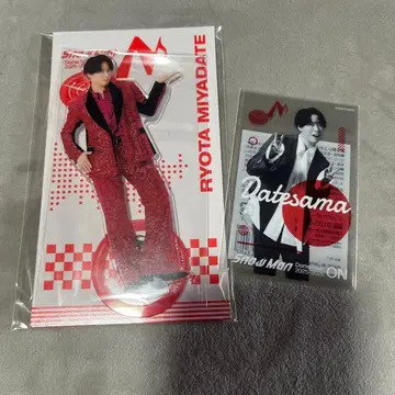 미야타테 료타 SnowMan 아크릴 스탠드 스티커 세트