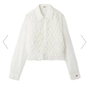 furfur 셔링 크롭 셔츠 새상품급