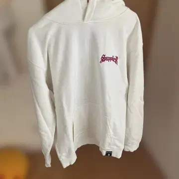 Supplier 화이트 후드티 L 사이즈