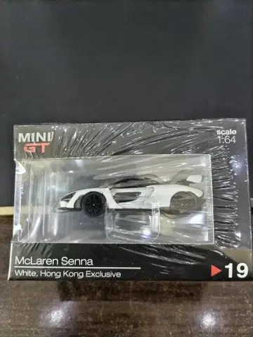 MINI GT McLaren Senna 화이트 홍콩 한정판 1:64