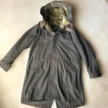 새상품급 유나이티드 애로우즈 그린 라벨 모즈 코트 2way 올리브 L