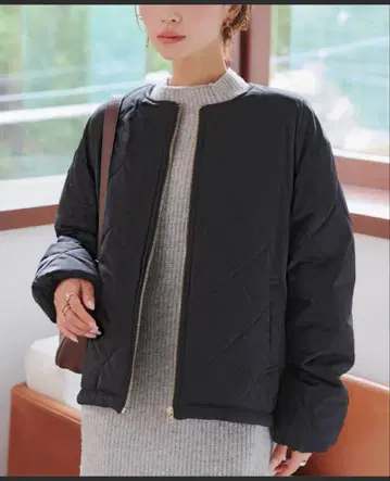 고베 레터스 퀼팅 아우터