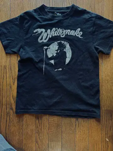 Whitesnake 블랙 T셔츠 S사이즈