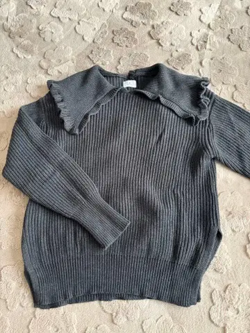 [ merry jenny ] 카라 부착 니트