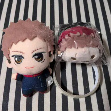 주술회전 이타도리 치비구루미 노루캬라 마스코트 봉제 인형 원화전