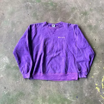 90s Champion 앞V 맨투맨 XL 퍼플