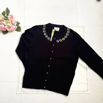 kate spade 블랙 가디건 S 비쥬 포함