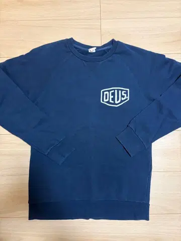 DEUS 네이비 맨투맨 XS