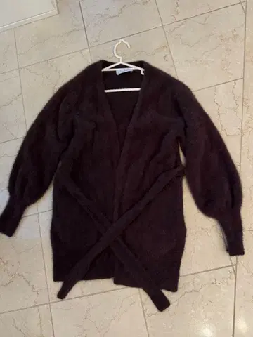 LOULOU 복슬복슬 가디건 브라운