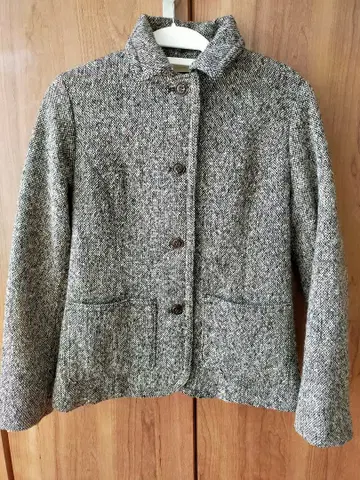 IENA 믹스 트위드 자켓 코트