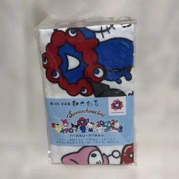 오사카 간사이 만박 미야쿠미야쿠 x 산리오 콜라보 와 타월 일본제