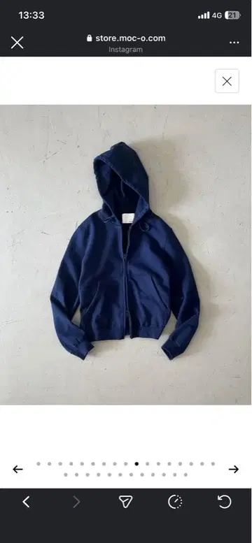 KAIKO Double zip parka 'NAVY'