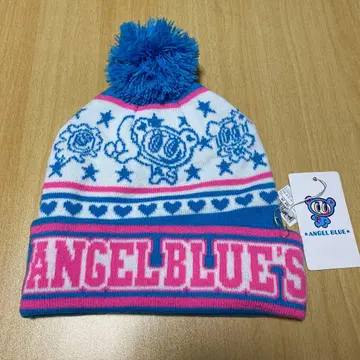 스핀스 엔젤 블루 한정판 니트 캡 니트 모자 비니 스카이블루