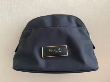 agnes b. VOYAGE 네이비 파우치