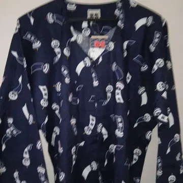 도라이치 코이구치 셔츠 LL 풍경 패턴