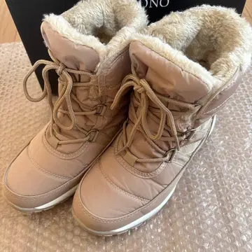 베이지 스노우 부츠 M 23.5~24.0