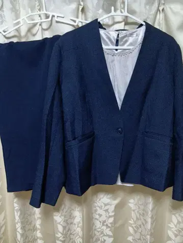 네이비 수트 셋업 (15ABR) + 블라우스