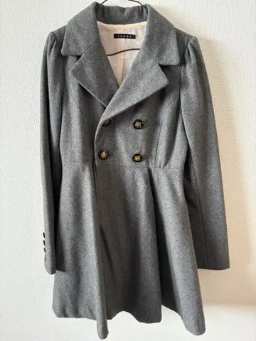 그레이 울 피 코트