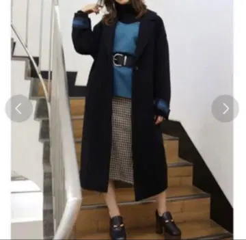 MURUA 무루아 어레인지 커프 벨트 체스터 코트