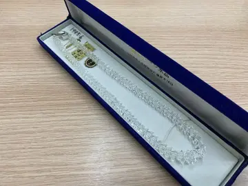 천연 화이트 수정 목걸이 마루망 크리스탈 액세서리