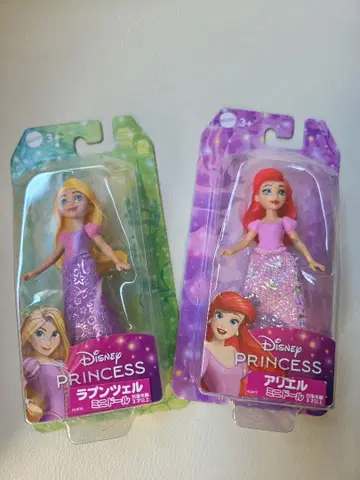 디즈니 프린세스 라푼젤 아리엘 인형 세트