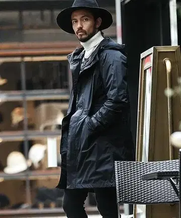 나노 유니버스 오가와 캠퍼 별주 M-51 모즈 코트 미사용 새상품