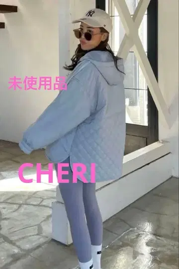 완판템 미사용품 [ CHERI 셰리 ] 아노락 후드티 퀼팅 후드티