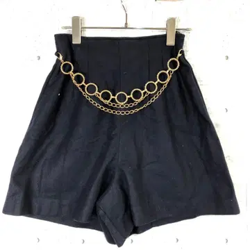 레트로 버블 데드스탁 일본제 골드 체인 포함 숏팬츠