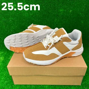 [새상품] 골프화 스파이크리스 25.5cm 메가 MG-2401 브라운