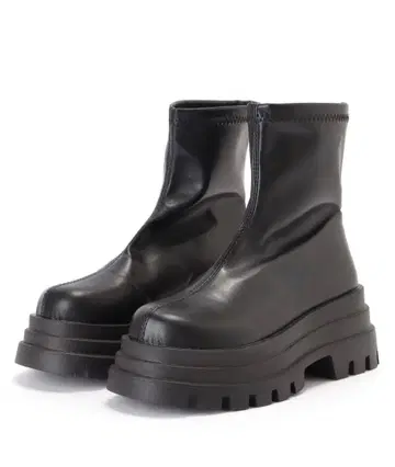 미들 부츠 숏부츠 통굽