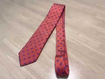 Paul Smith 오렌지 도트 무늬 넥타이