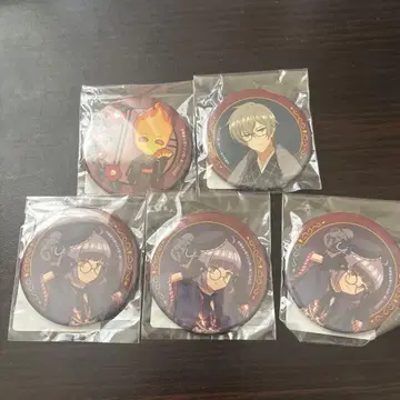 타소가레 호텔 DMM 스크래치 오토코&아토리&지배인 캔뱃지 5개 세트