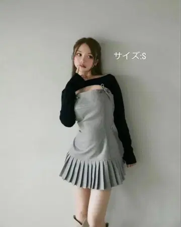AND MARY Karen knit set mini dress S