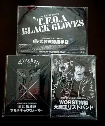 월간 소년 챔피온 부록 무장전선, WORST 굿즈 세트