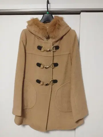 데뷔 피오레 더플 코트 카멜 38